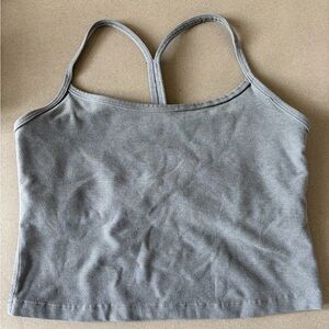 Beyond Yoga Light Gray Tank Top